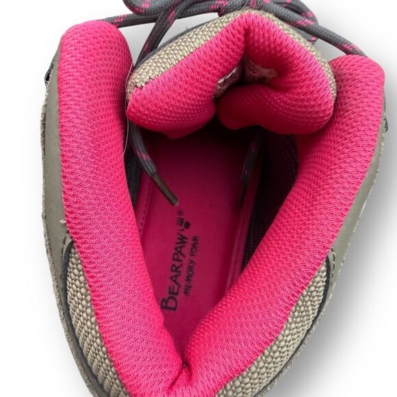 Bearpaw Women’s Corsica Boots Taupe Pink Hiker Hiking Boot Outdoor Size 8 - Picture 13 of 15